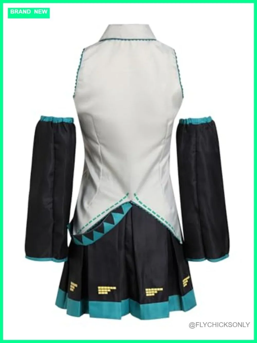 Anime Cosplay Costume Set with Wig Top Skirt
